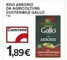 Coop Gallo Riso Arborio Da Agricoltura Sostenibile offerta