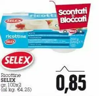 Emi Supermercati Selex Ricottine offerta