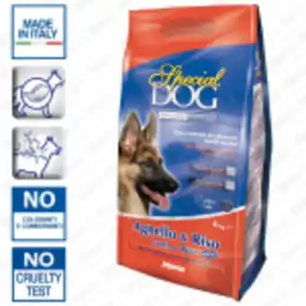 Crocchette con agnello e riso special dog monge 15kg croccantini alimenti per cani