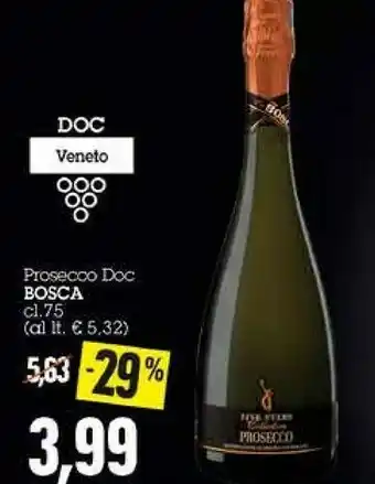 Emi Supermercati Bosca Prosecco DOC offerta