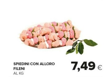 Tigre Fileni Spiedini Con Alloro offerta