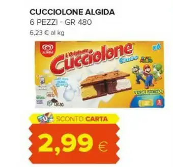 Tigre Algida Cucciolone Classico 480 G(ml) offerta