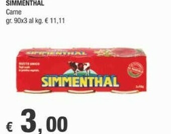 Crai Simmenthal Carne In Scatola offerta