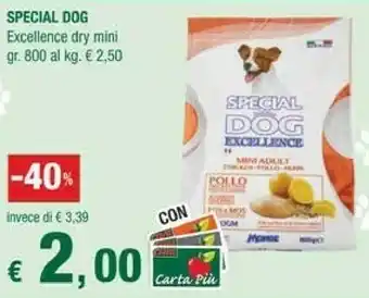 Crai Monge Special Dog Excellence Dry Mini offerta