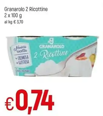 Famila Granarolo 2 Ricottine 100 G(ml) offerta
