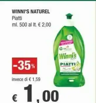 Crai Winni's Naturel Piatti offerta