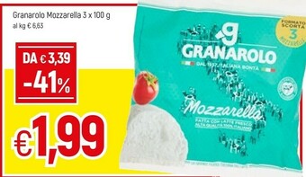 Famila Granarolo Mozzarella offerta