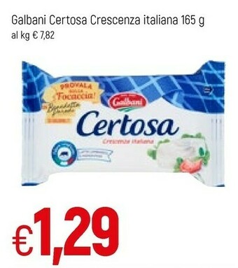 Famila Galbani Certosa Crescenza 165 G(ml) offerta