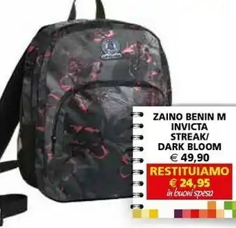 Il Gigante Invicta Zaino Benin M Streak offerta