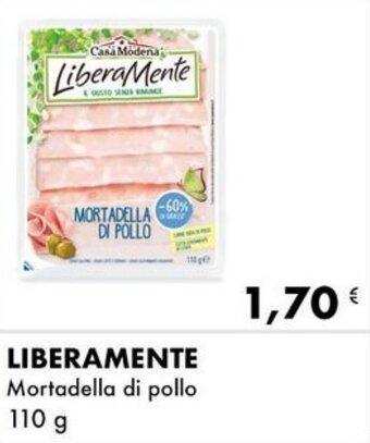 LiberaMente Mortadella di pollo 110 g