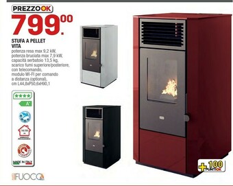Brico OK Stufa A Pellet Vita offerta