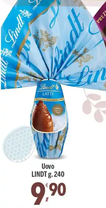 Supermercati Dok Lindt Uovo g. 240 offerta