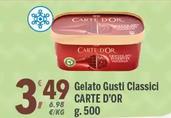 Supermercati Dok Carte D'Or Gelato Gusti Classici g. 500 offerta