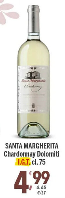 Santa Margherita Chardonnay Dolomiti I.G.T. cl. 75