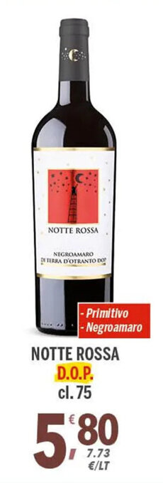 Supermercati Dok Notte Rossa D.O.P. cl. 75 offerta