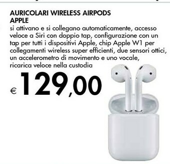 Bennet Apple Auricolari Wireless Airpods offerta