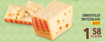 Supermercati Dok Emmentaler Switzerland D.O.P. offerta
