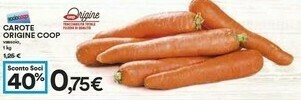 Coop Carote offerta