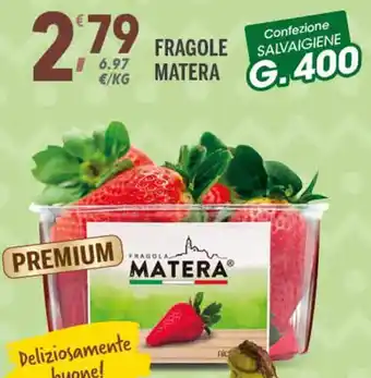Supermercati Dok Matera Fragole g. 400 offerta