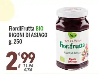 Supermercati Dok Rigoni di Asiago FiordiFrutta Bio g 250 offerta