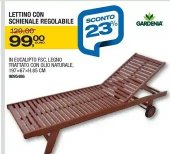 Bricofer Lettino offerta
