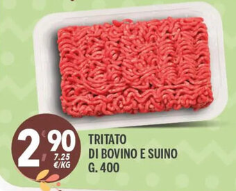 Supermercati Dok Tritato di Bovino e Suino g. 400 offerta