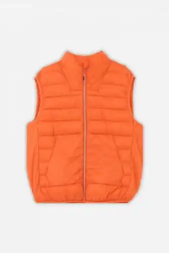 Gilet leggero trapuntato arancio