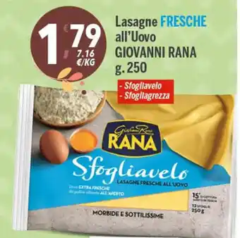 Giovanni Rana Lasagne Fresche all'Uovo g. 250