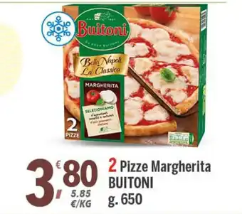Buitoni 2 Pizze Margherita g. 650
