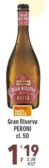 Supermercati Dok Peroni Gran Riserva cl 50 offerta