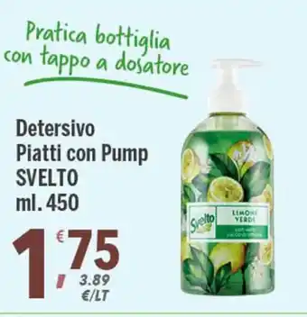 Svelto Detersivo Piatti con Pump ml. 450