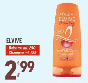 Elvive Balsamo ml. 250 / Shampoo ml. 285