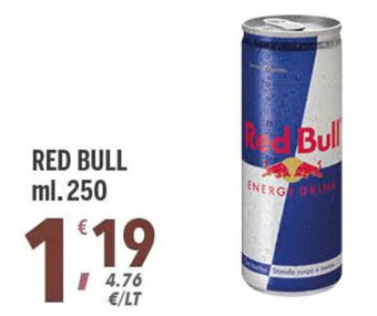 Supermercati Dok Red Bull ml. 250 offerta