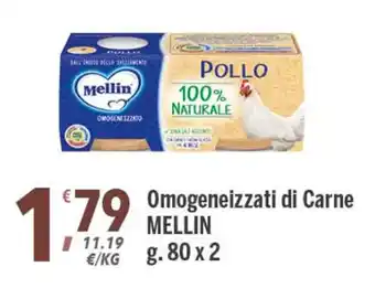 Mellin Omogeneizzati di Carne g. 80 x 2