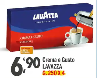 Supermercati Dok Lavazza Crema e Gusto g. 250 x 4 offerta