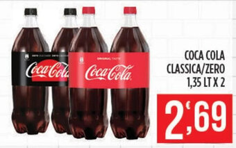 Euroesse Coca Cola Classica/Zero 1,35 lt x 2 offerta