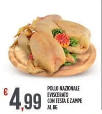 Euroesse Pollo Nazionale Eviscerato con Testa e Zampe offerta