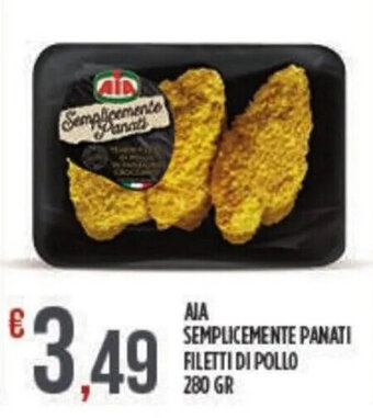 AIA Semplicemente Panati Filetti di Pollo 280 gr