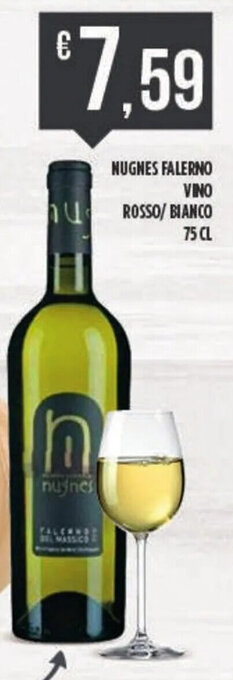 Nugnes Falerno Vino Rosso/Bianco 75 cl