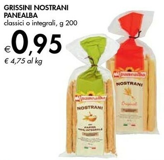 Bennet Panealba Nostrani Con Farina 100% Integrale 200 G(ml) offerta