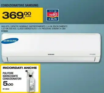 Bricofer Samsung Condizionatori offerta