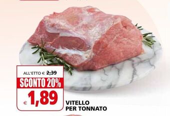 Vitello per tonnato