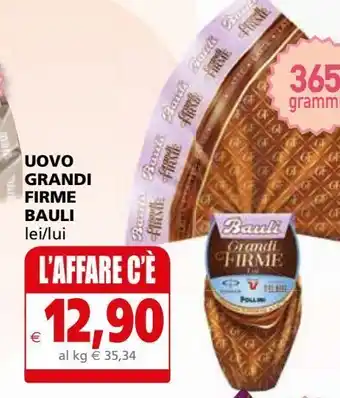 Il Gigante Uovo grandi firme bauli offerta
