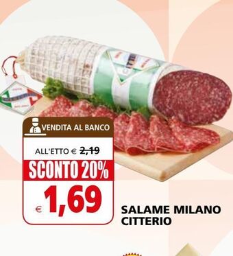 Il Gigante Salame milano citterio offerta