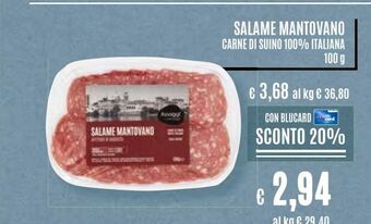 Salame mantovano