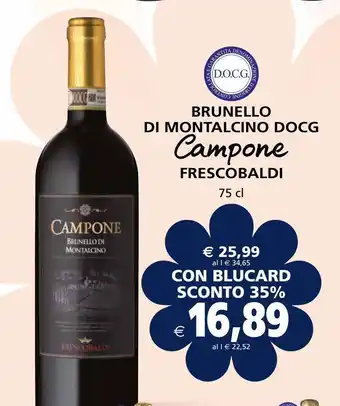 Brunello di montalcino docg 75cl campone frescobaldo