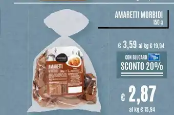 Il Gigante Amaretti morbidi 150g offerta