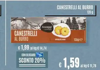 Il Gigante Canestrelli al burro 135g offerta