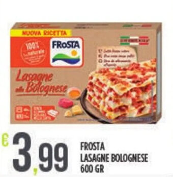Frosta Lasagne Bolognese 600 gr