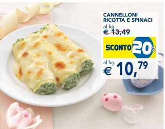 Cannelloni Ricotta E Spinaci
